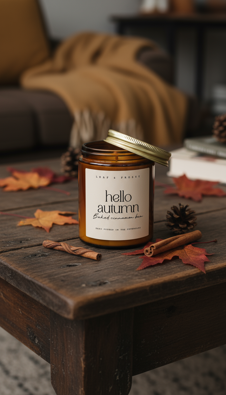 HELLO AUTUMN -Apothecary Candle