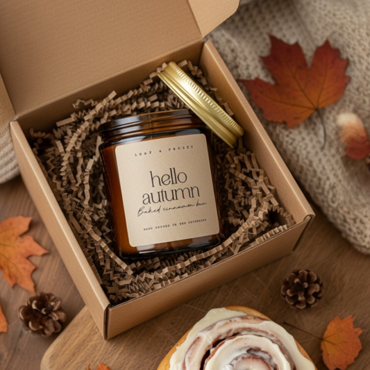 HELLO AUTUMN -Apothecary Candle