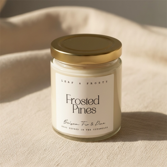 Frosted Pines - Beeswax Candle