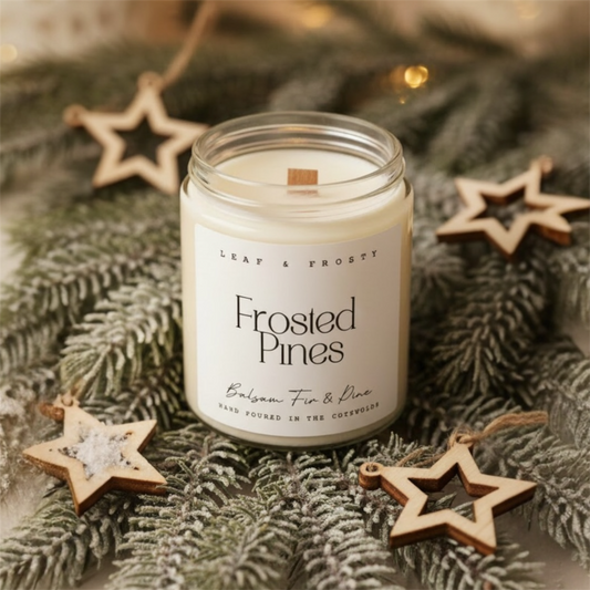 Frosted Pines - Beeswax Candle