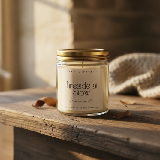 Fireside at Stow - Beeswax Candle