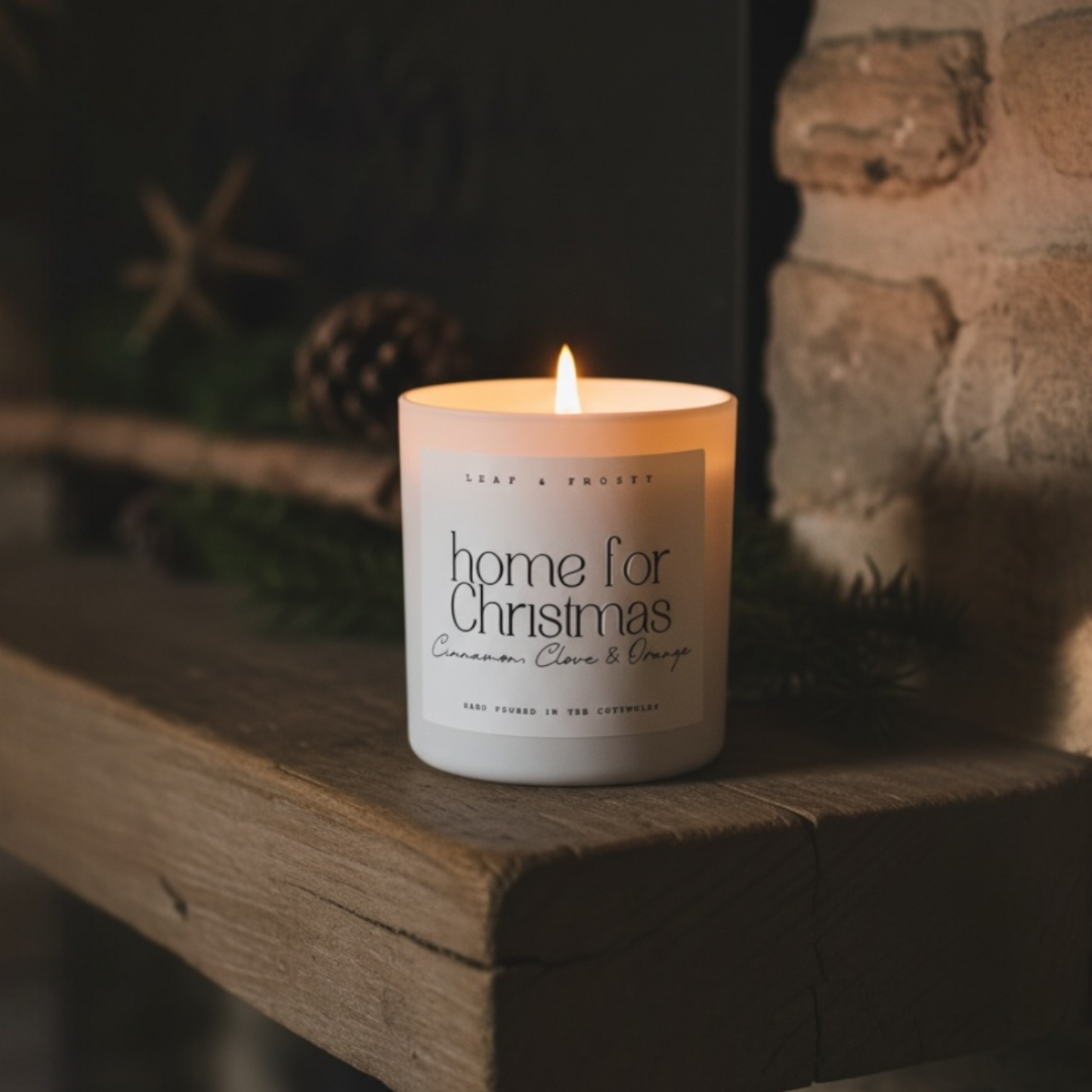 HOME FOR CHRISTMAS Candle
