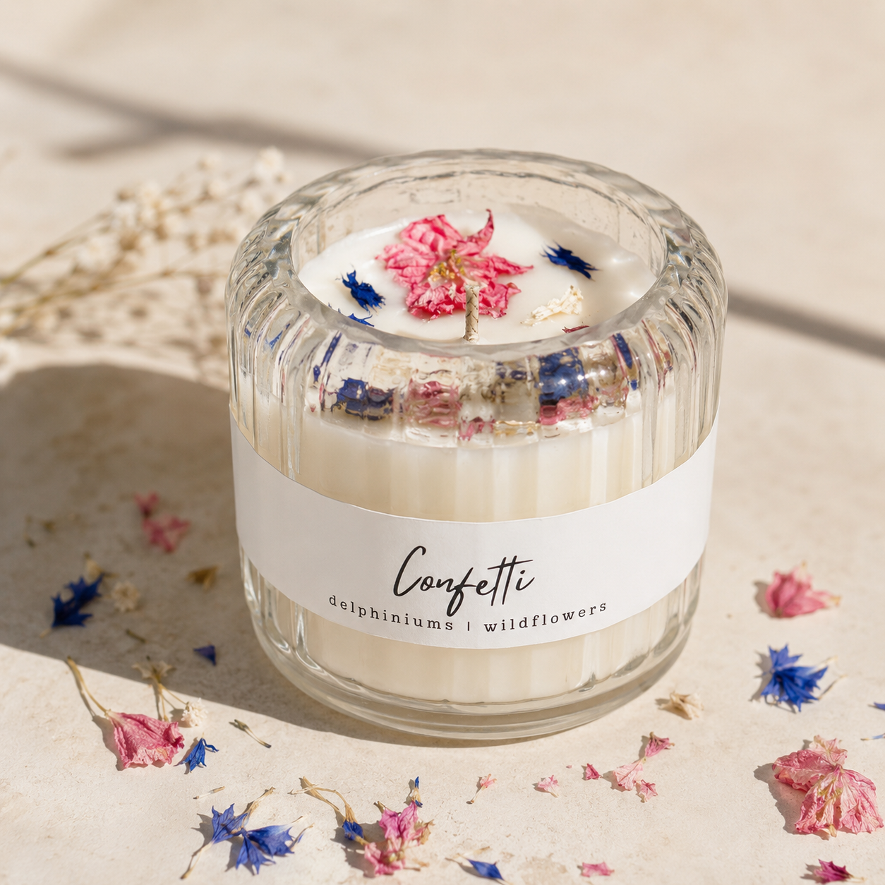 Confetti Candle