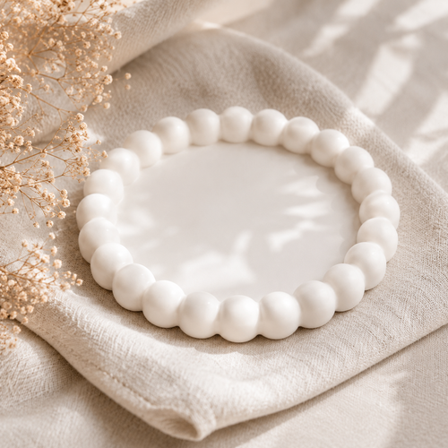 Bubble Ceramic Stone Cast Tray | Reed Diffuser, Candle & Jewellery Tray