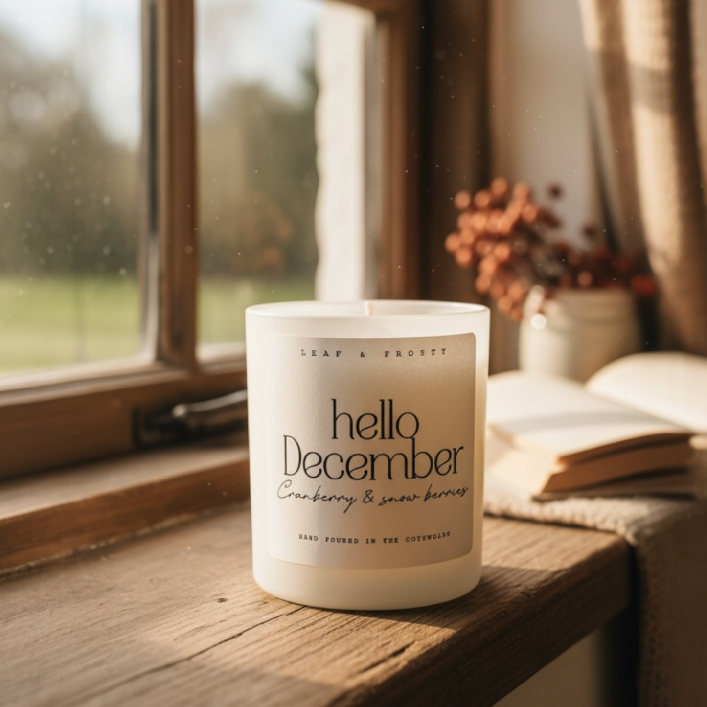 HELLO DECEMBER Candle