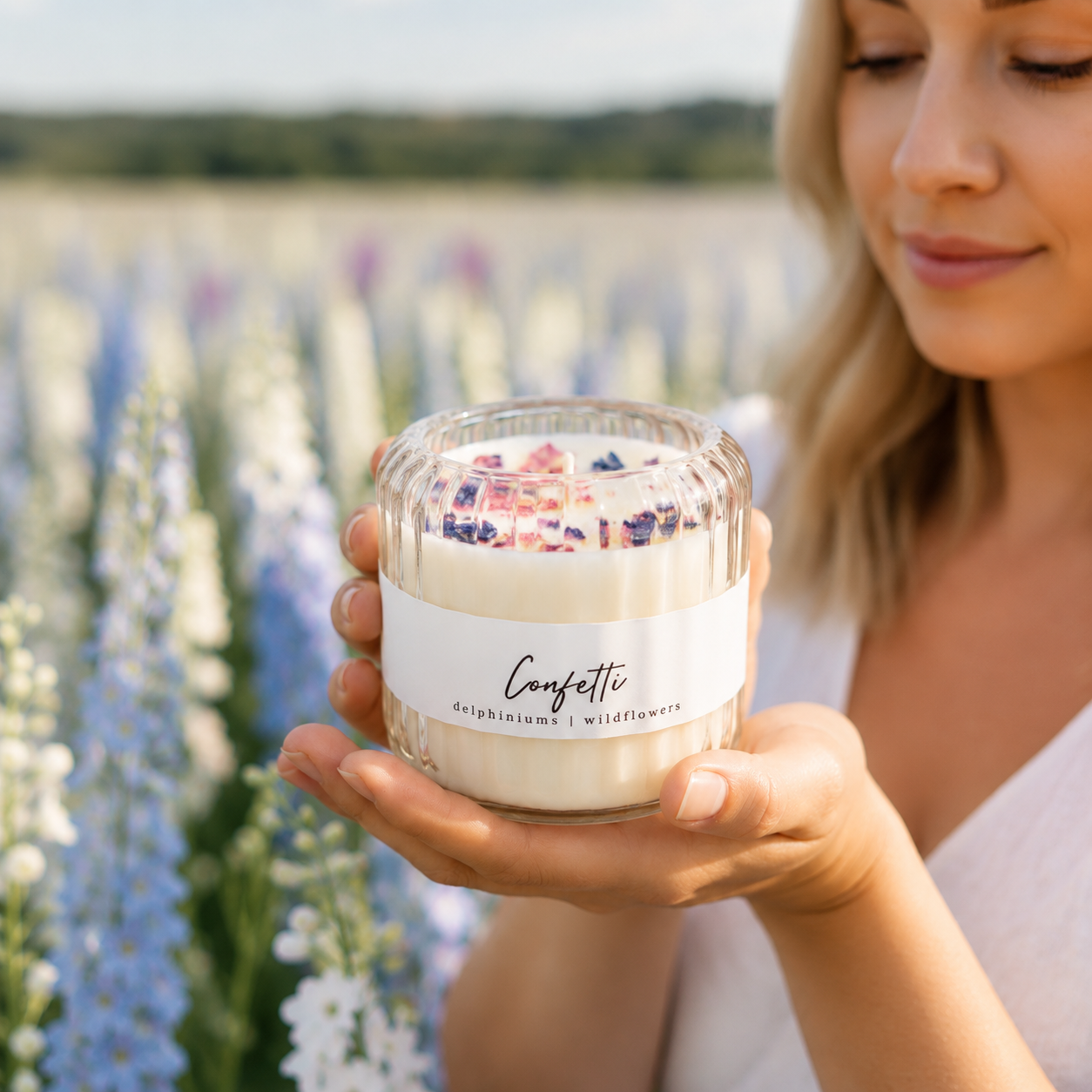 Confetti Candle